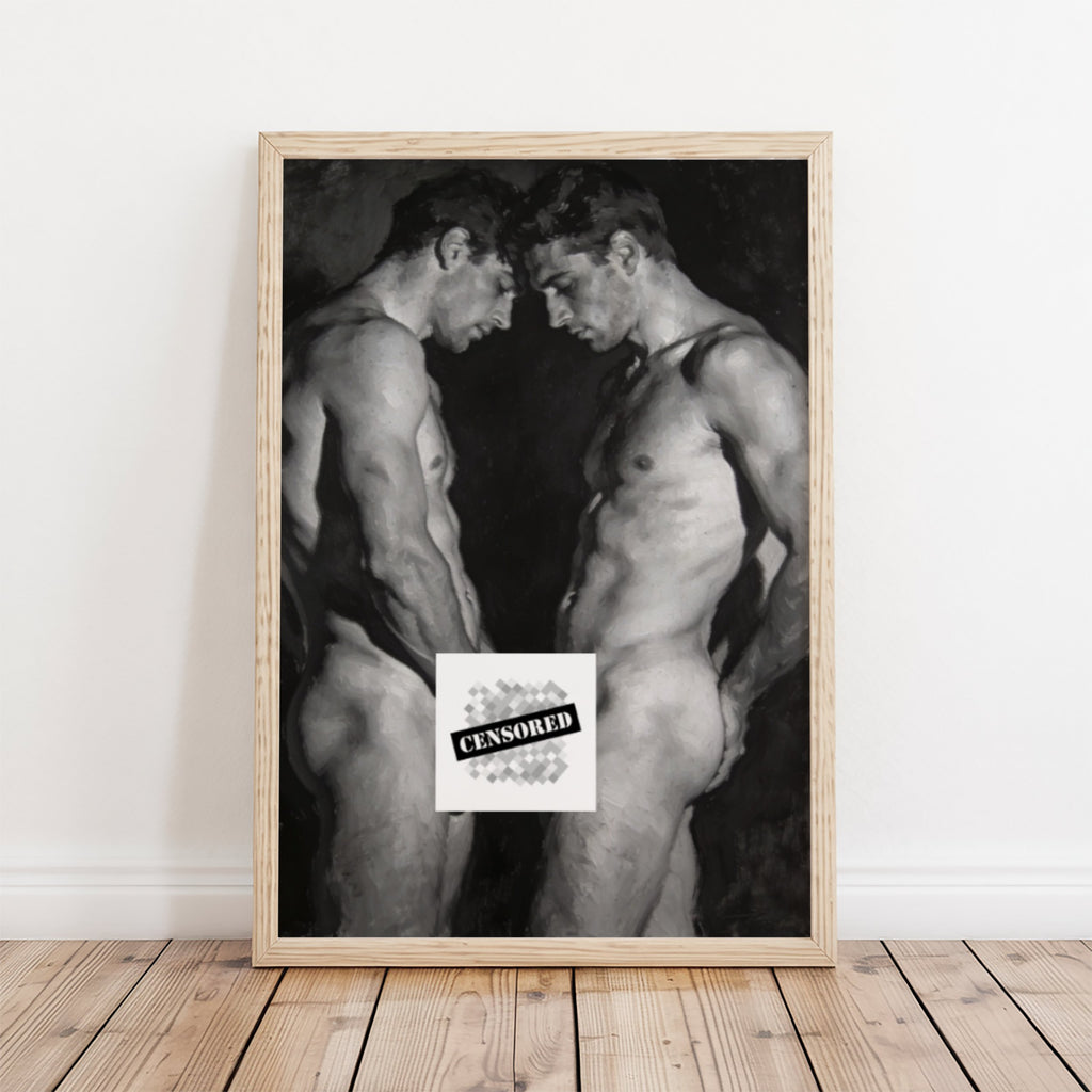 Queer Couple — 18+ Art Print