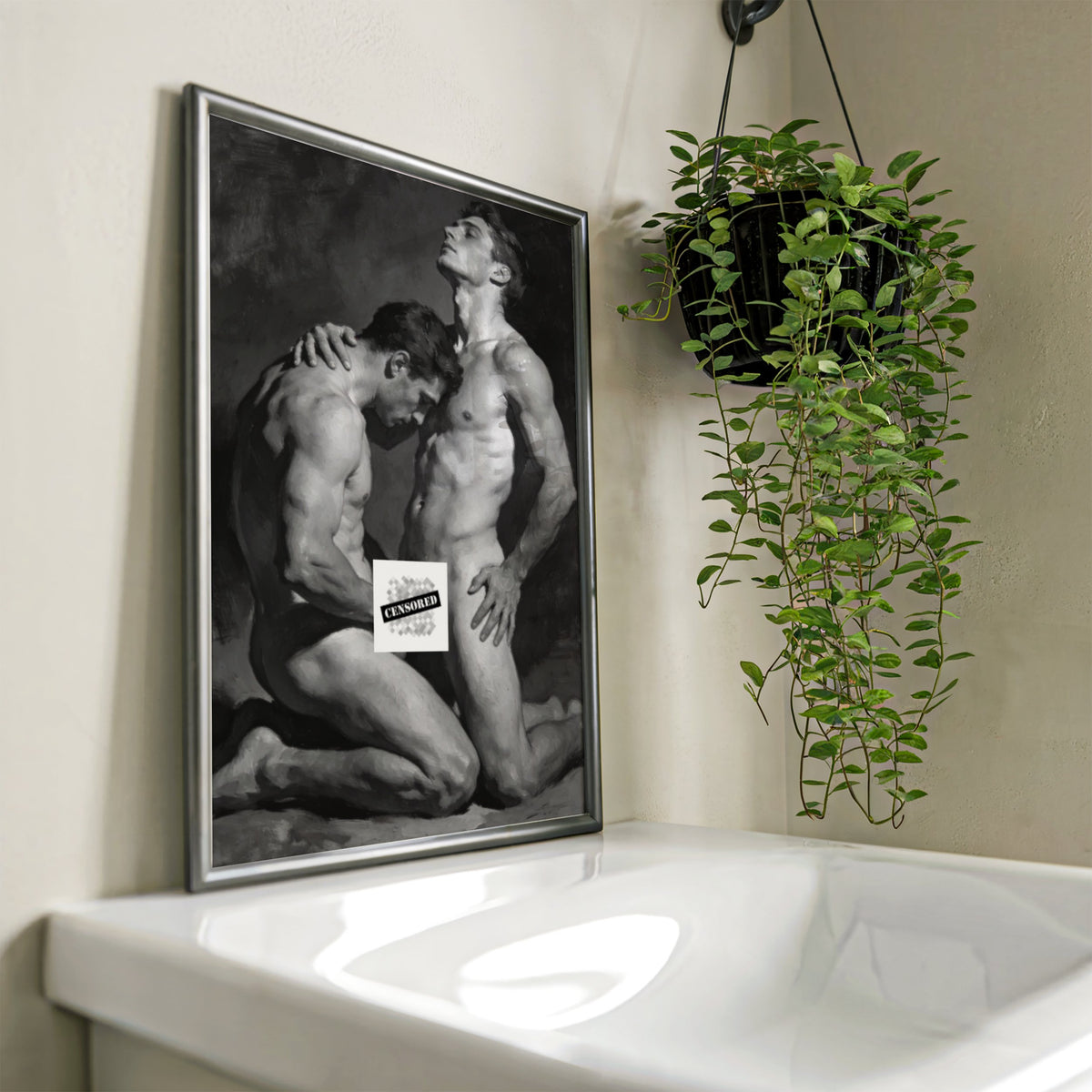 Erotic Queer Scene, JMH Prints wall art print from JMH Prints