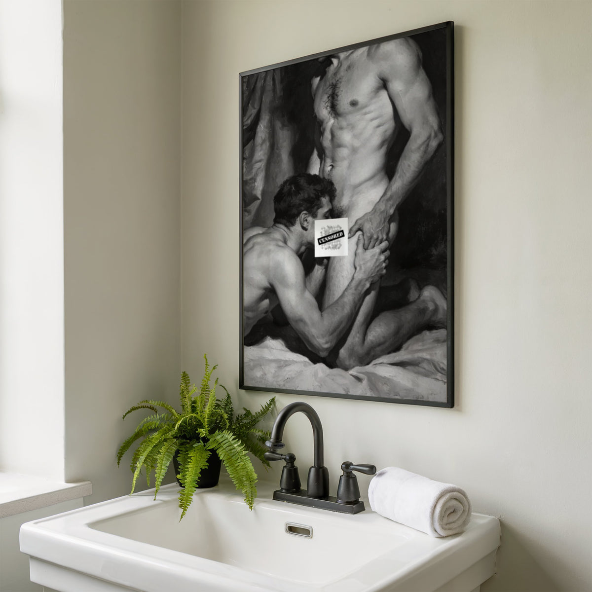 Queer Couple — 18+ Art Print
