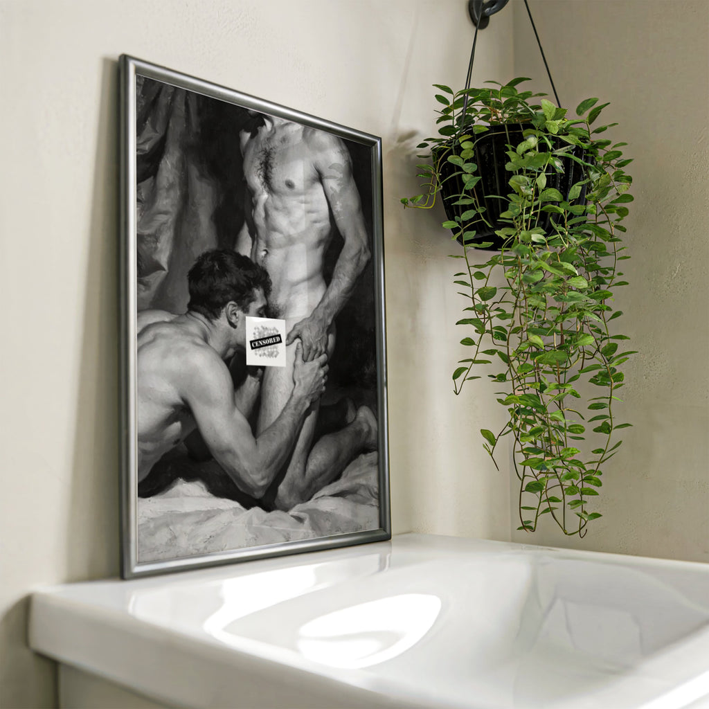 Queer Couple — 18+ Art Print