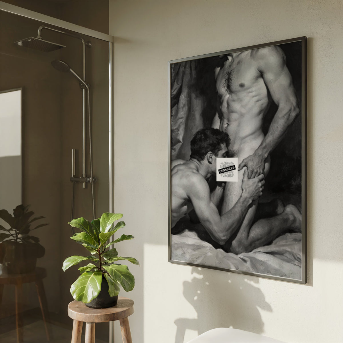 Queer Couple — 18+ Art Print