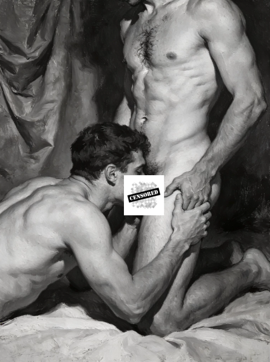 Queer Couple — 18+ Art Print
