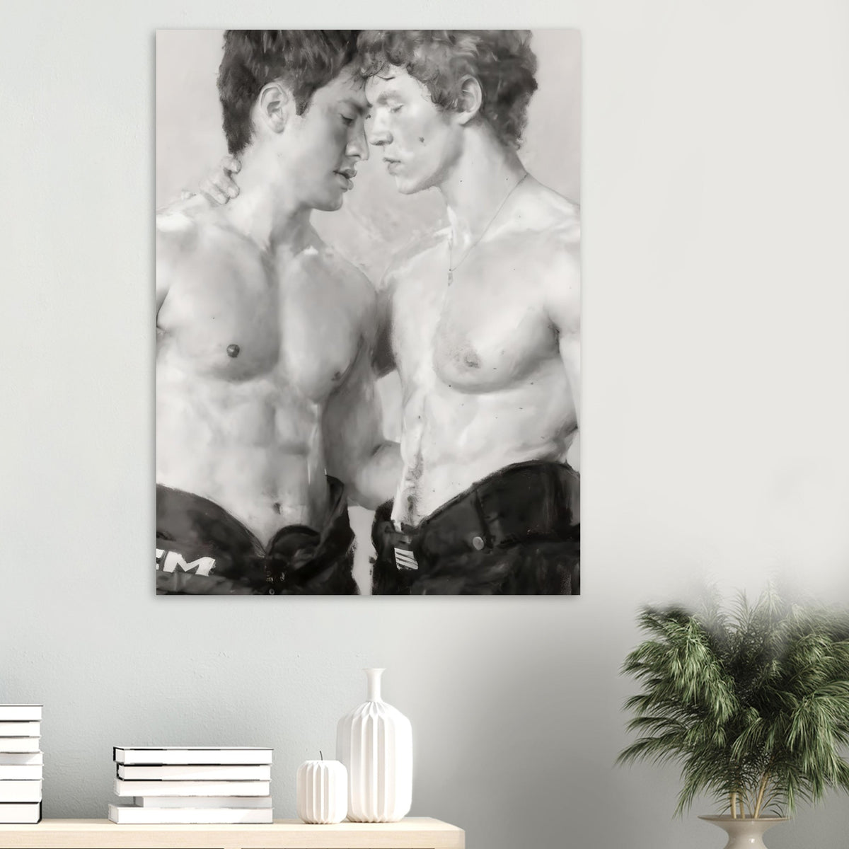 Heated Rivalry, Queer Art Print wall art print from JMH Prints