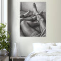 White Socks, Gay Men's Art Print wall art print from JMH Prints