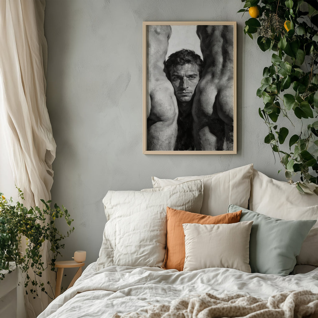 Nude Male — 18+ Men's Art Print