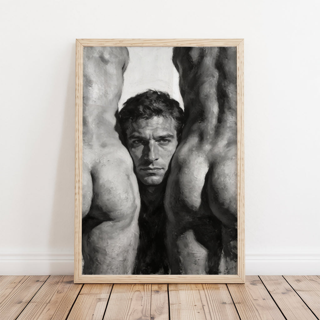 Nude Male — 18+ Men's Art Print