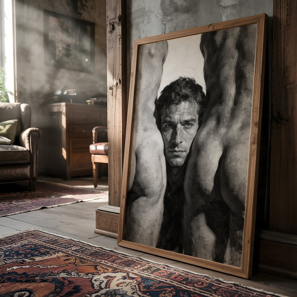 Nude Male — 18+ Men's Art Print