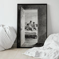 Bedroom Threesome, 18+ Art Print wall art print from JMH Prints