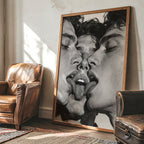 Three-Way Kiss — Queer Art Print