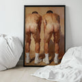 Socks, Trainers & Bums, 18+ Men's Art Print wall art print from JMH Prints