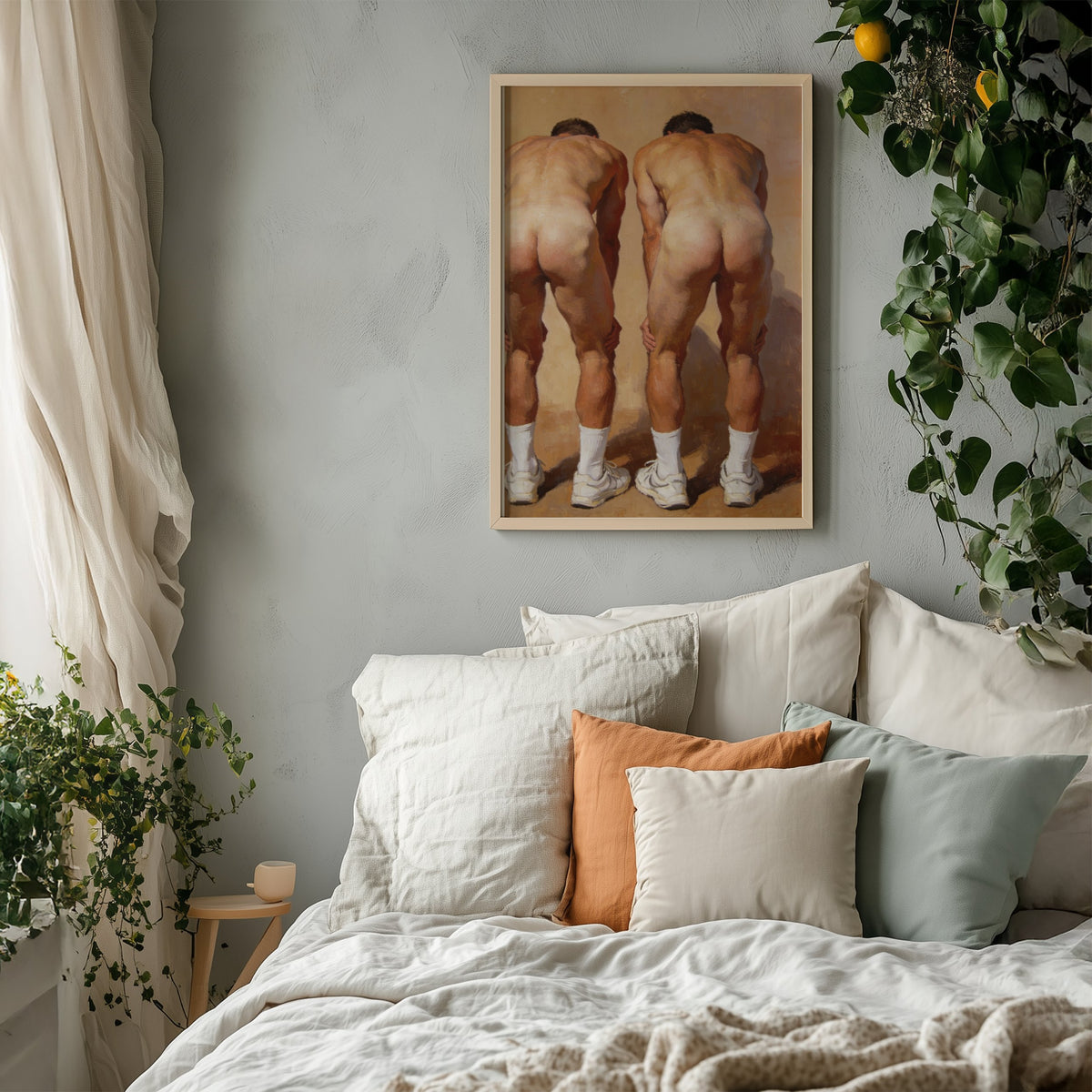 Socks, Trainers & Bums — 18+ Men's Art Print