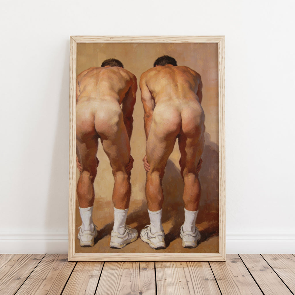 Socks, Trainers & Bums — 18+ Men's Art Print