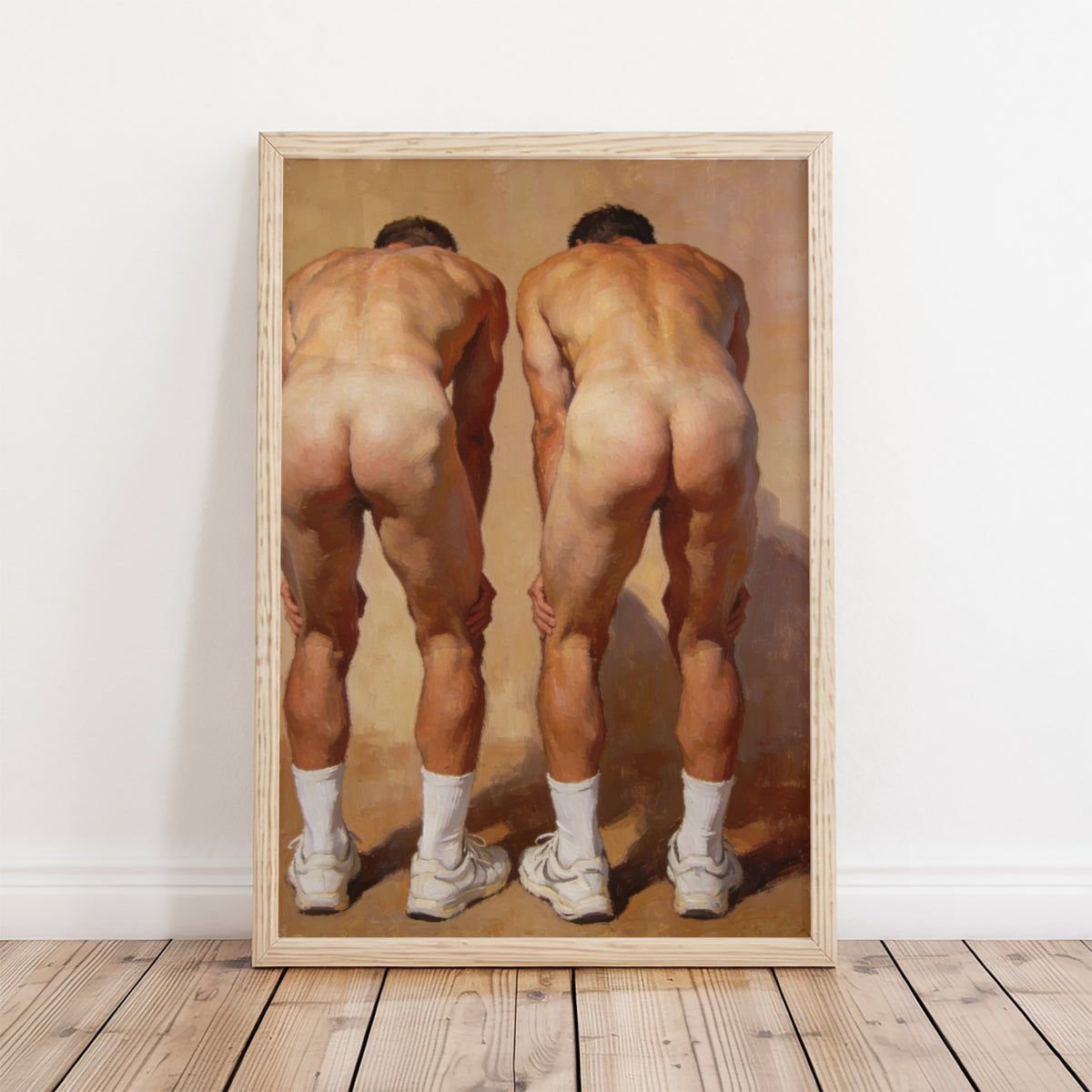 Socks, Trainers & Bums — 18+ Men's Art Print