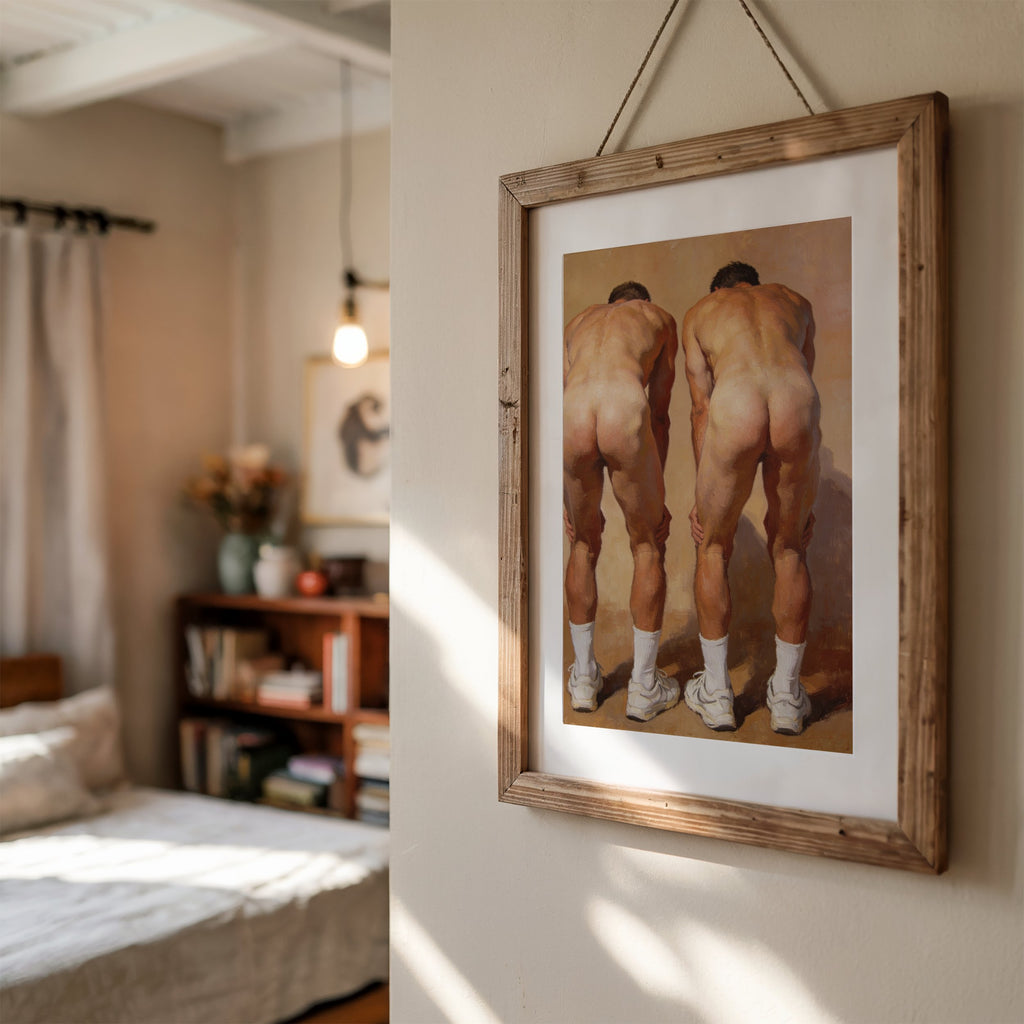 Socks, Trainers & Bums — 18+ Men's Art Print