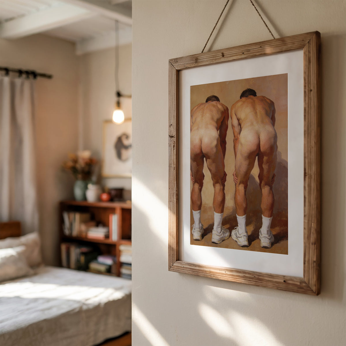 Socks, Trainers & Bums — 18+ Men's Art Print