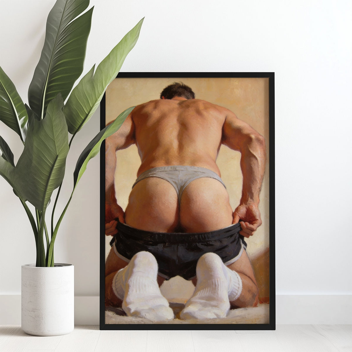 The Tease — 18+ Men's Art Print