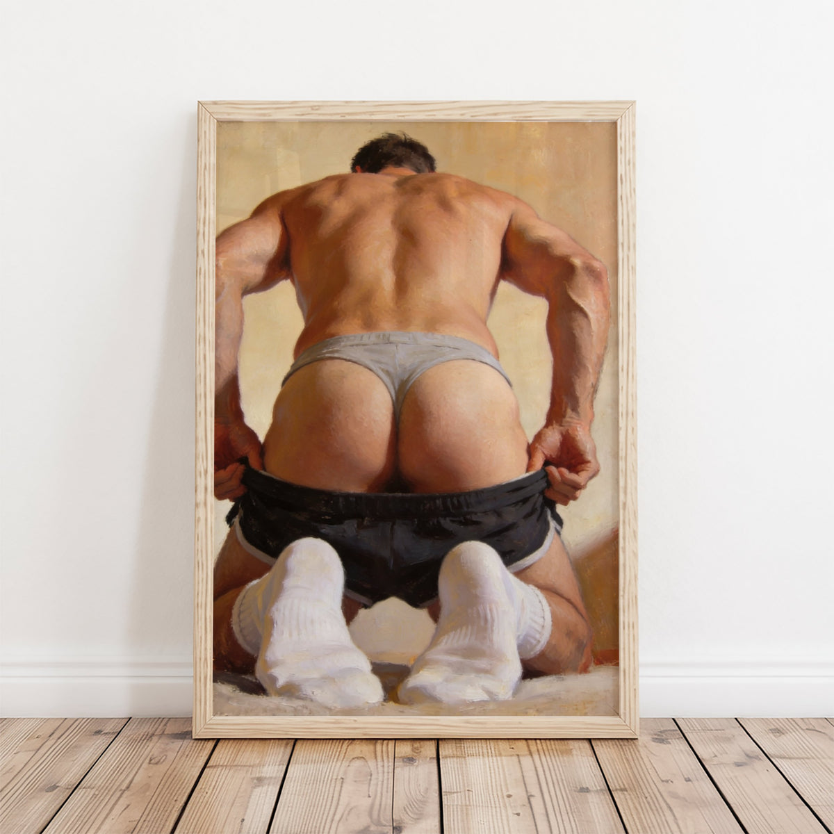 The Tease — 18+ Men's Art Print