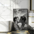 Shower Kiss, Queer Couple Art Print wall art print from JMH Prints