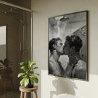 Shower Kiss — Queer Couple Art Print