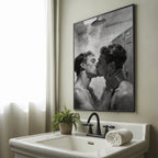 Shower Kiss — Queer Couple Art Print