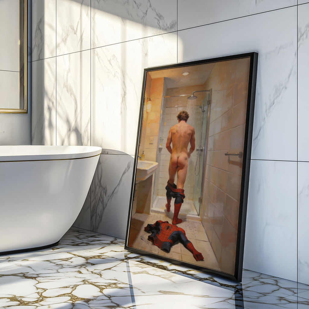 Spider-man Shower Art