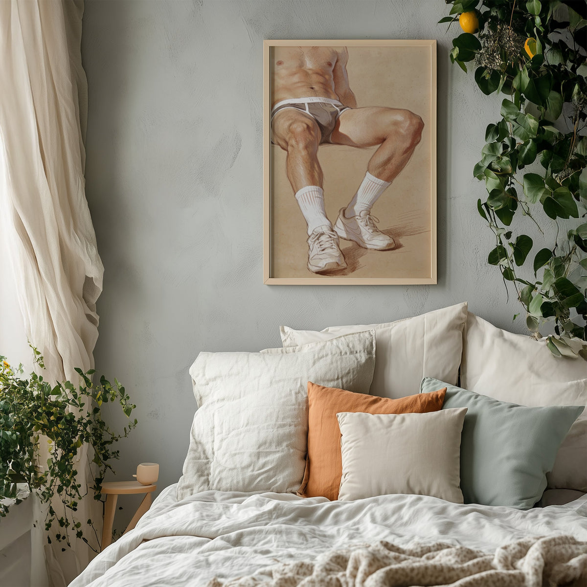 Briefs & Trainers — 18+ Men's Art Print