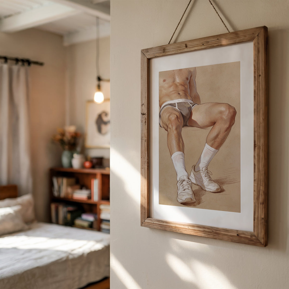 Briefs & Trainers — 18+ Men's Art Print