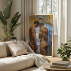 Men in the Shower, 18+ Art Print wall art print from JMH Prints