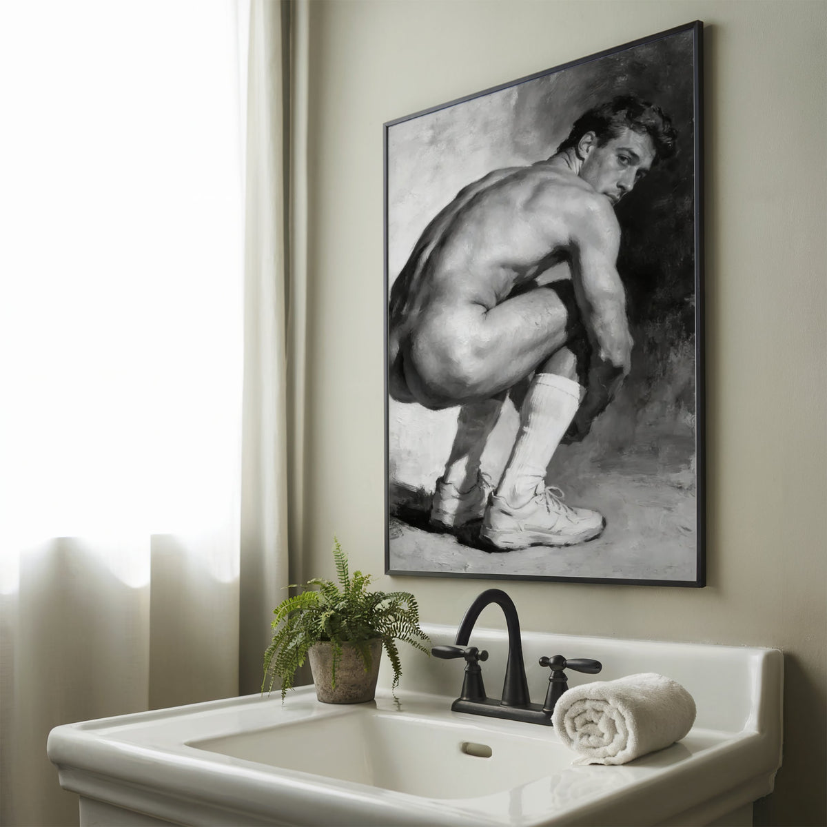 Socks & Trainers — Queer Men's Art Print