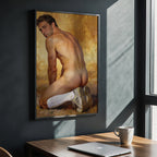 Socks & Trainers, Queer Men's Art Print wall art print from JMH Prints