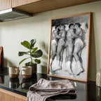 Foursome — 18+ Black & White Gay Art