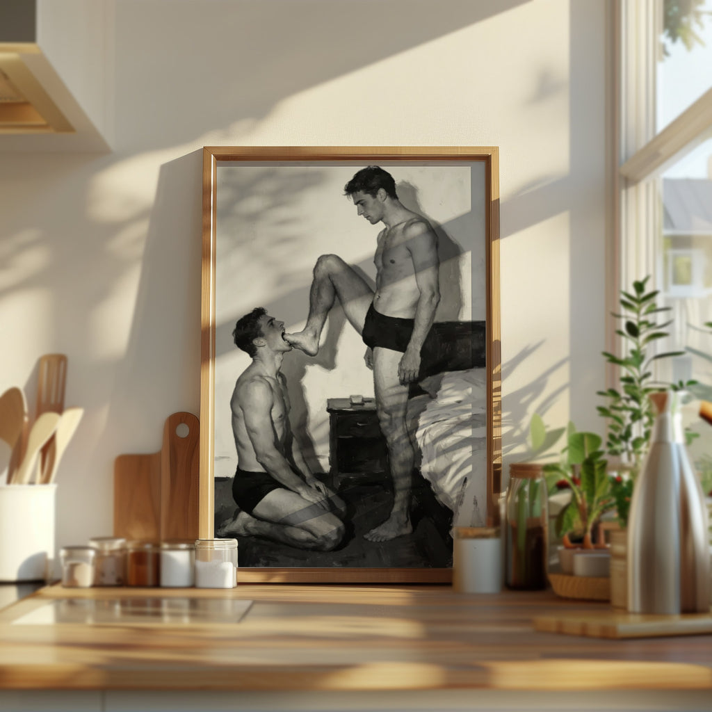 Foot Fetish — 18+ Gay Art Print