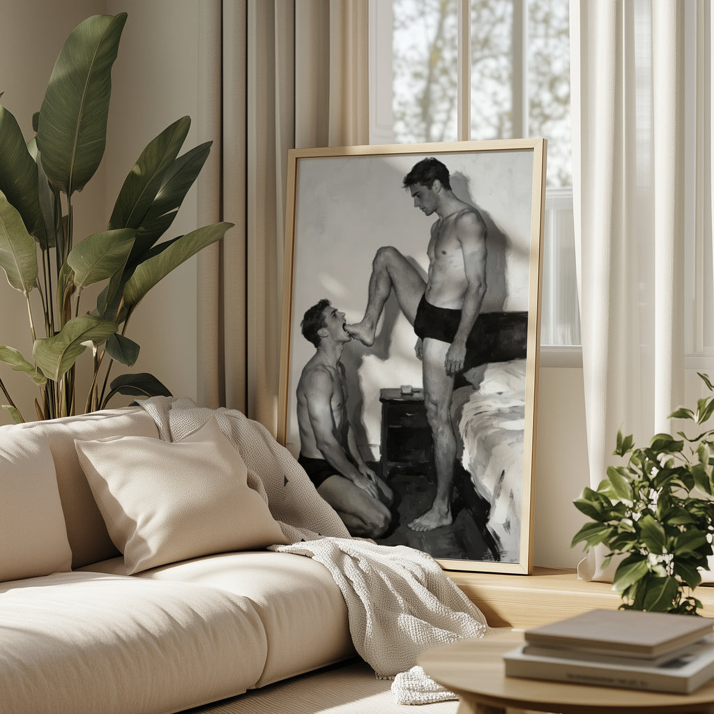 Foot Fetish — 18+ Gay Art Print
