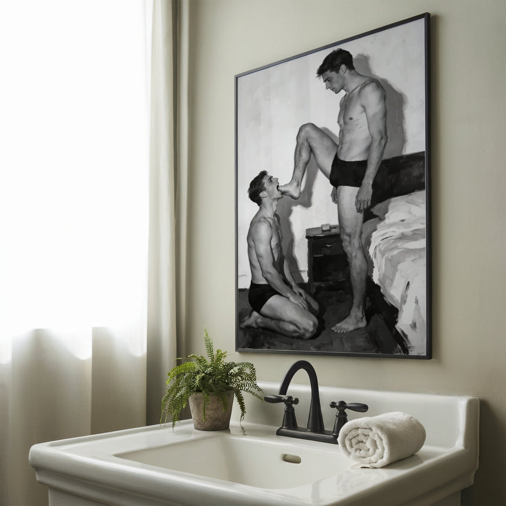 Foot Fetish — 18+ Gay Art Print