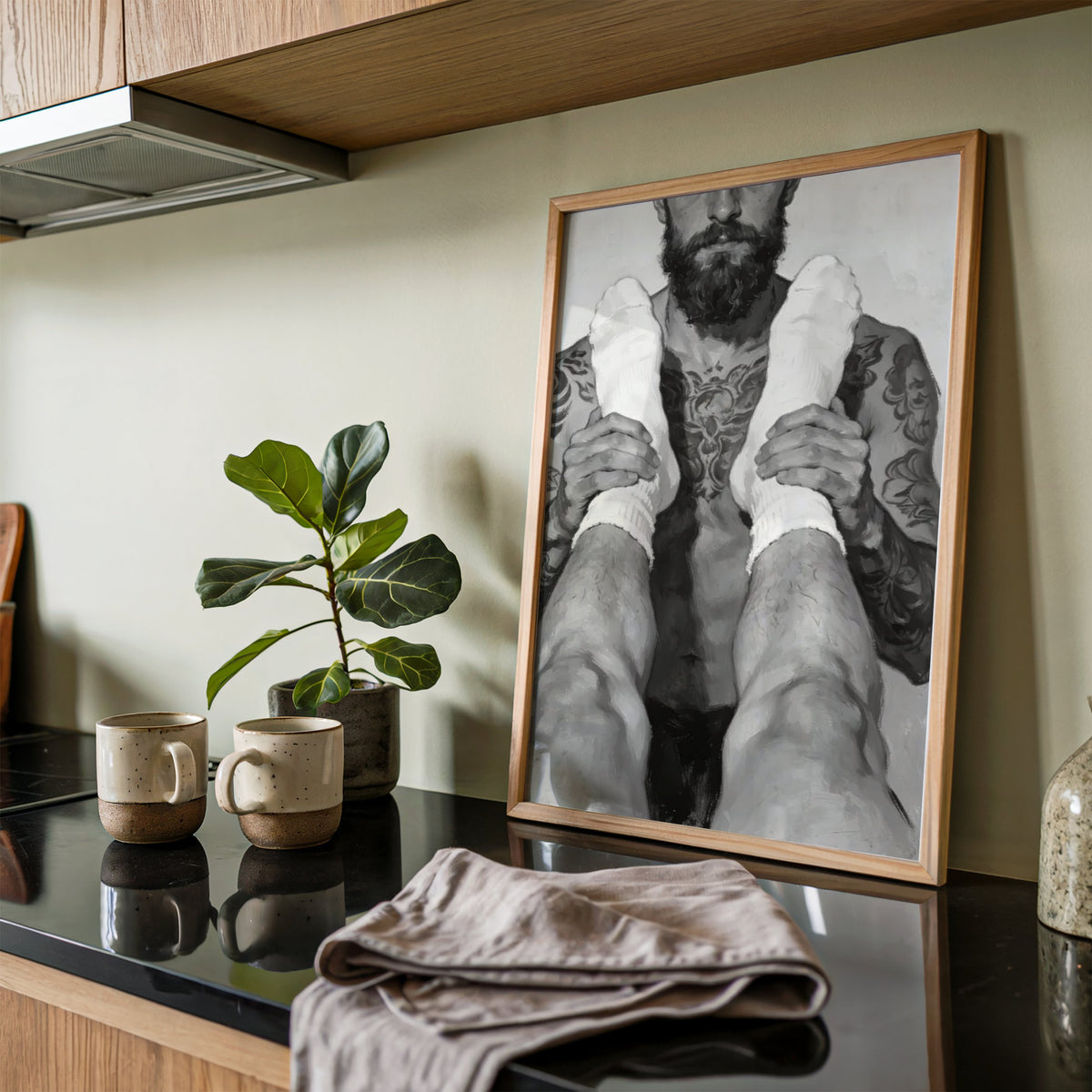 Legs Up — 18+ Queer Men's Art Print
