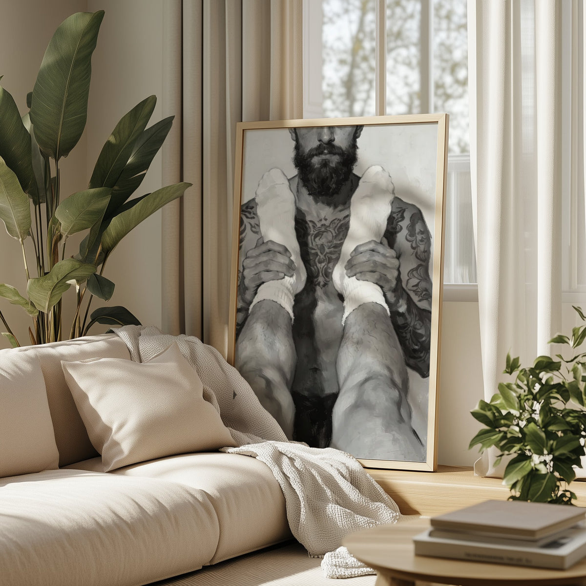Legs Up — 18+ Queer Men's Art Print