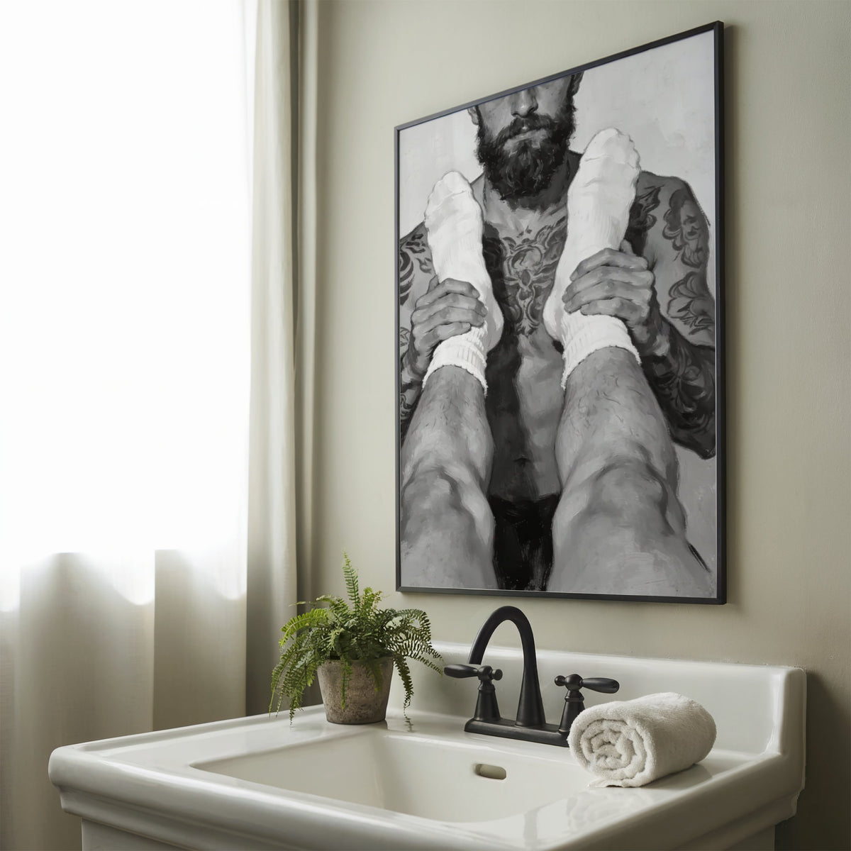 Legs Up — 18+ Queer Men's Art Print