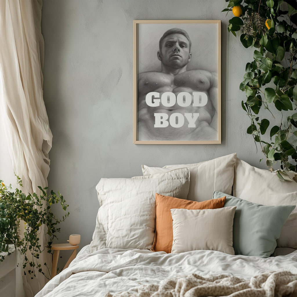 Good Boy Torso — Queer Men's Art Print