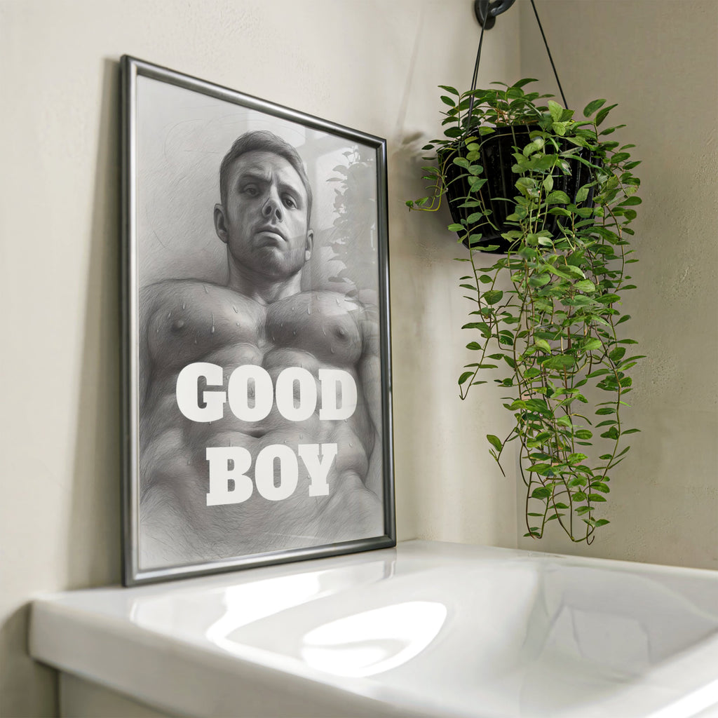 Good Boy Torso — Queer Men's Art Print