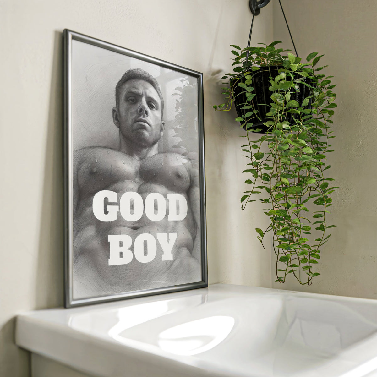 Good Boy Torso — Queer Men's Art Print