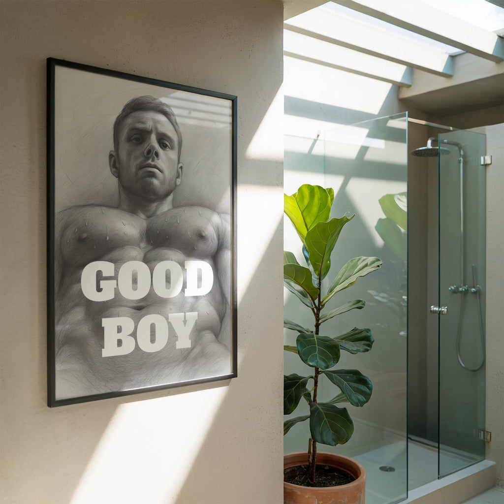 Good Boy Torso — Queer Men's Art Print