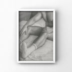 Male Queer White Socks print