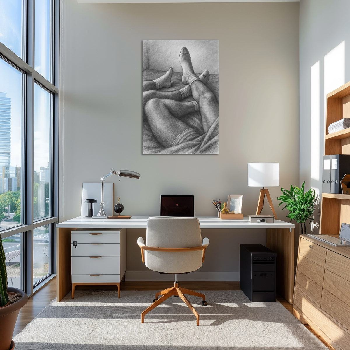 White Socks — Gay Men's Art Print