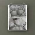 Leather Harness, 18+ Men's Art Print wall art print from JMH Prints