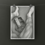 White Socks & Jockstrap — 18+ Men's Art Print