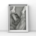 White Socks & Jockstrap, 18+ Men's Art Print wall art print from JMH Prints