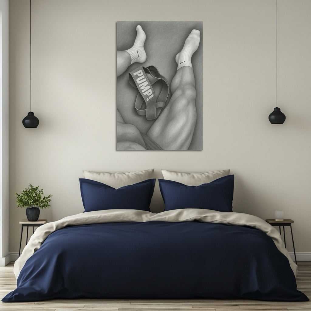 White Socks & Jockstrap — 18+ Men's Art Print
