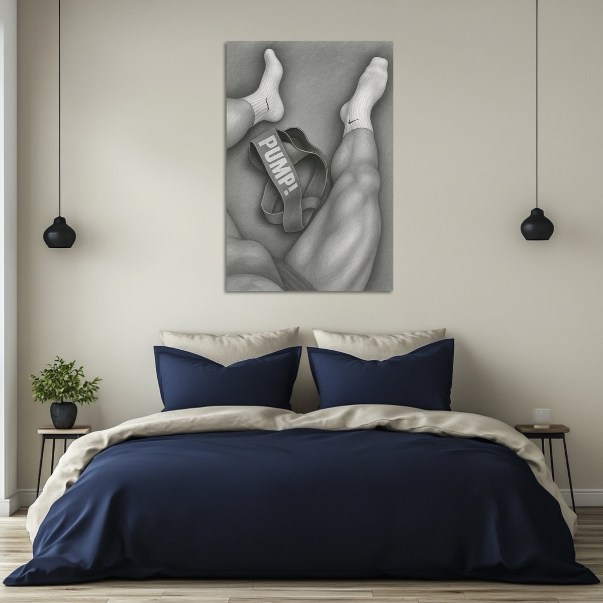 White Socks & Jockstrap — 18+ Men's Art Print