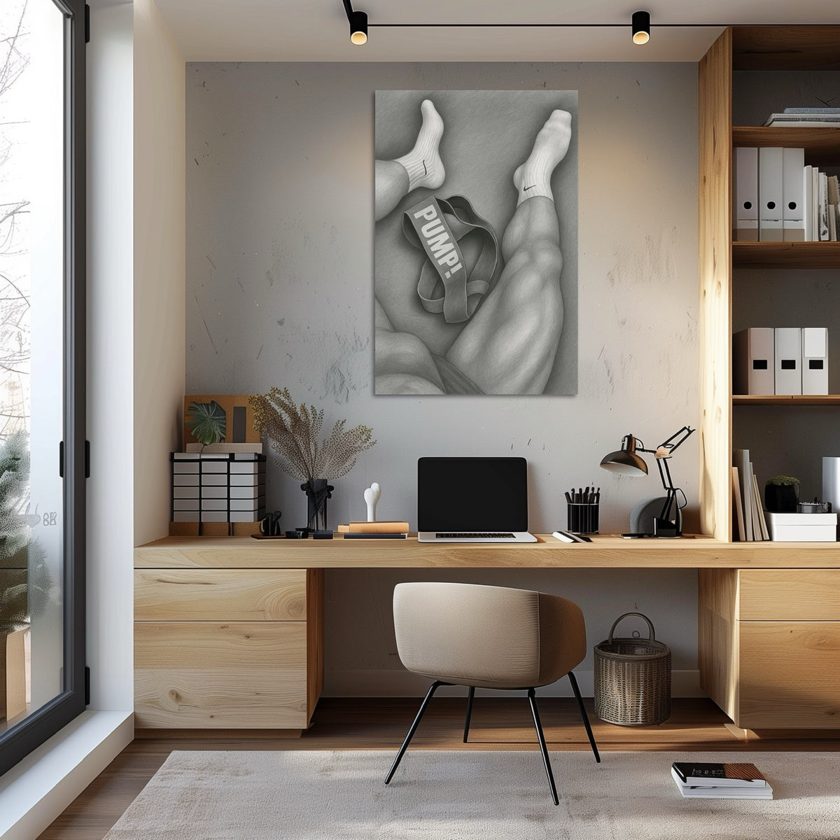 White Socks & Jockstrap — 18+ Men's Art Print
