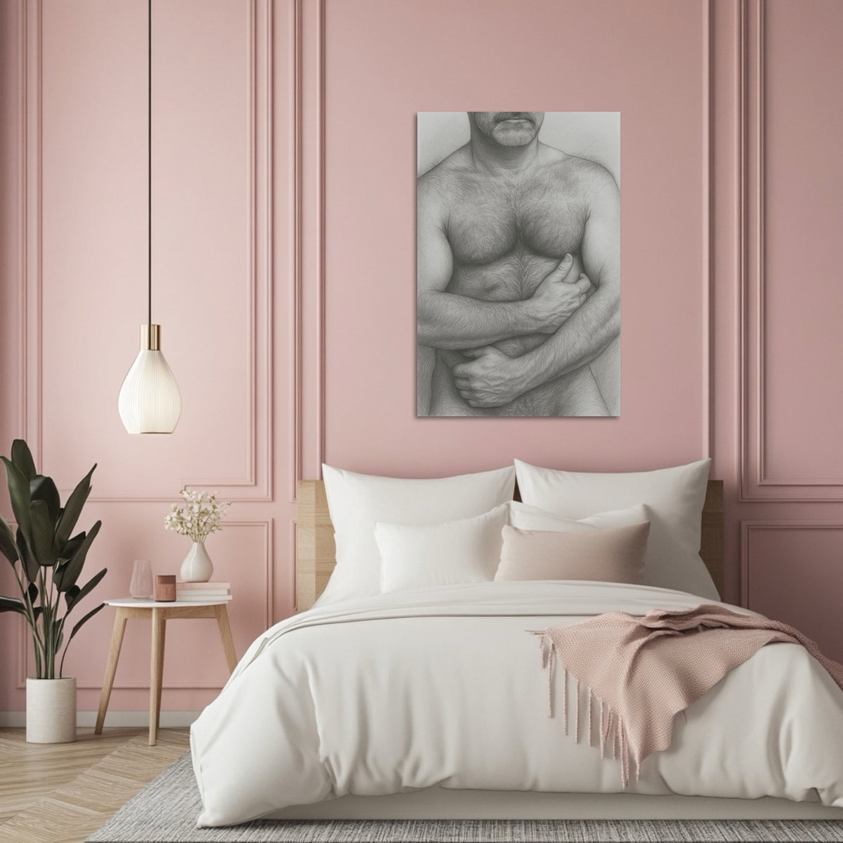 Hairy Chest — 18+ Men's Art Print